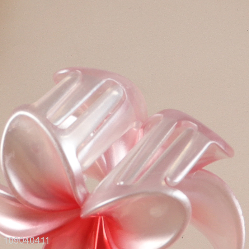 Good Quality Platic Flower Hair Claw Clips Flower Hair Clips for Women