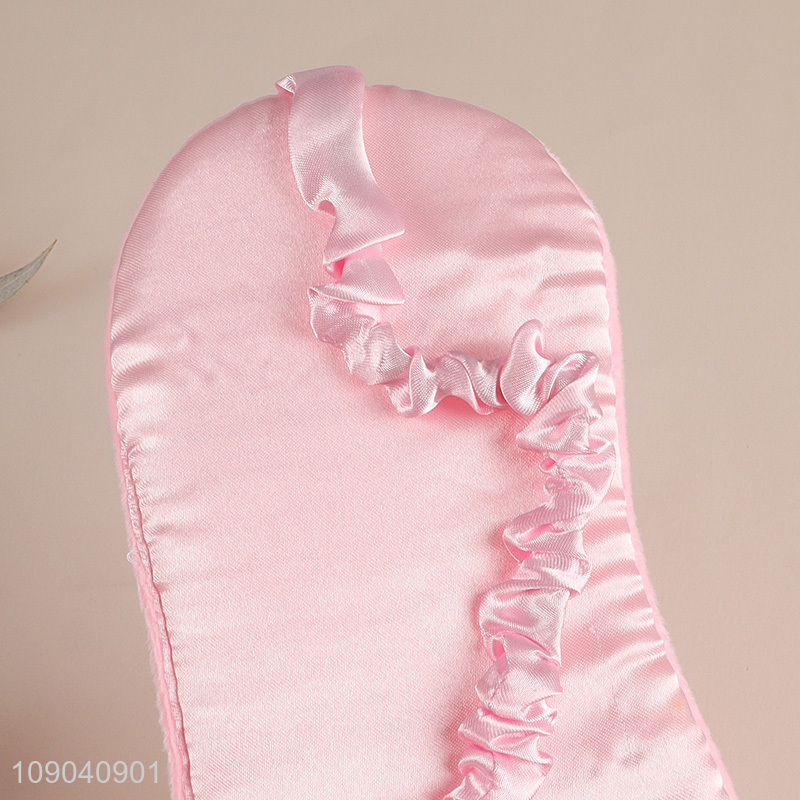 Online Wholesale Plush Satin Sleeping Mask Soft Eye Cover for Night Sleeping