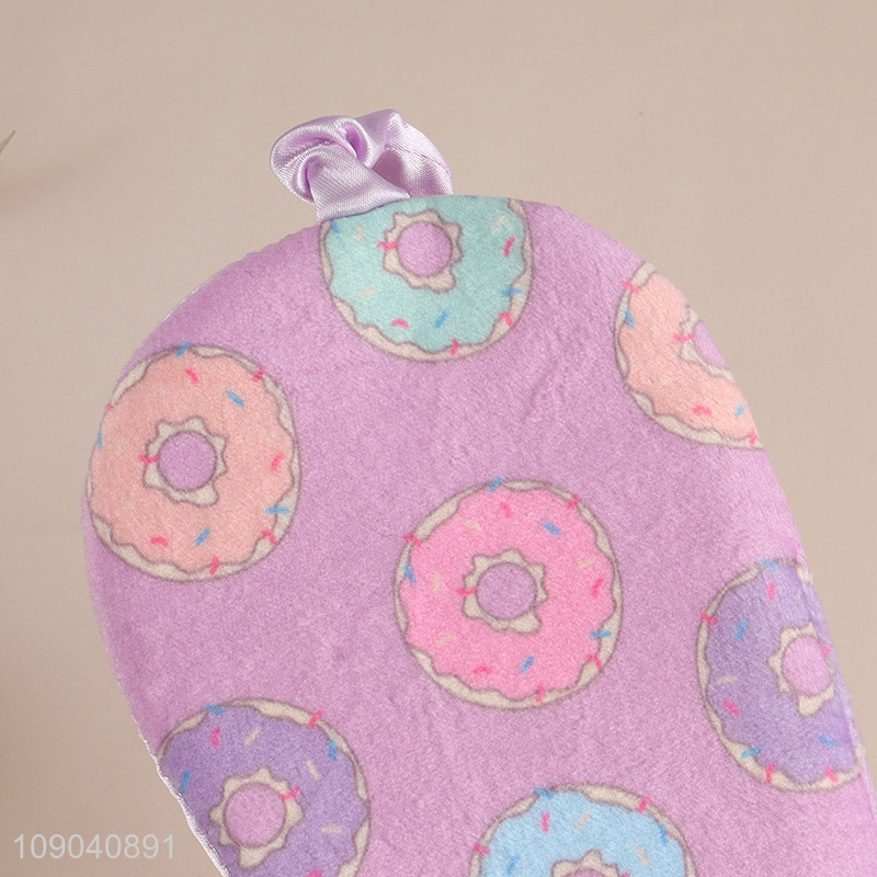 Wholesale Donut Printed Satin Sleeping Mask Blindfold with Elastic Strap