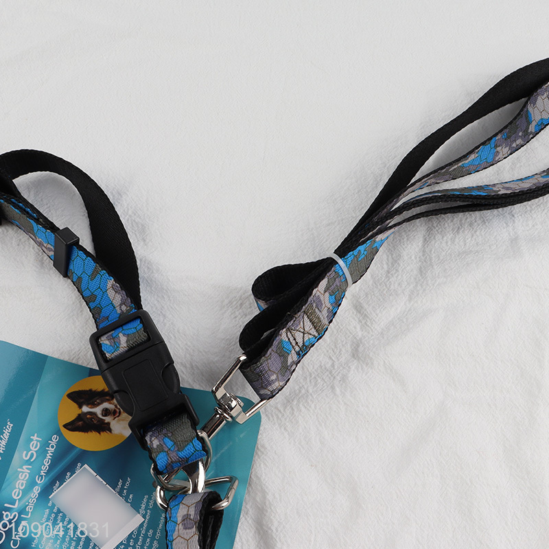 Good Quality Custom Printed Dog Collar And Leash Set Pet Supplies