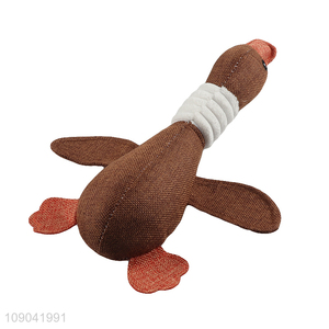 China Imports Stuffed Squeaky Wild Goose Dog Chew Toy