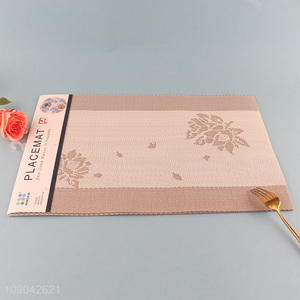 Good selling anti-slip tabletop decoration pvc place mat table dining mat