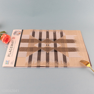 New product multicolor pvc tabletop decoration place mat table dining mat for sale