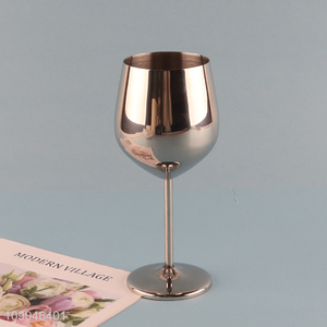 Top products stainless steel wine glasses champagne glasses for sale