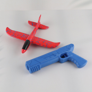 New arrival foam airplane launcher catapult plane gun toy for children