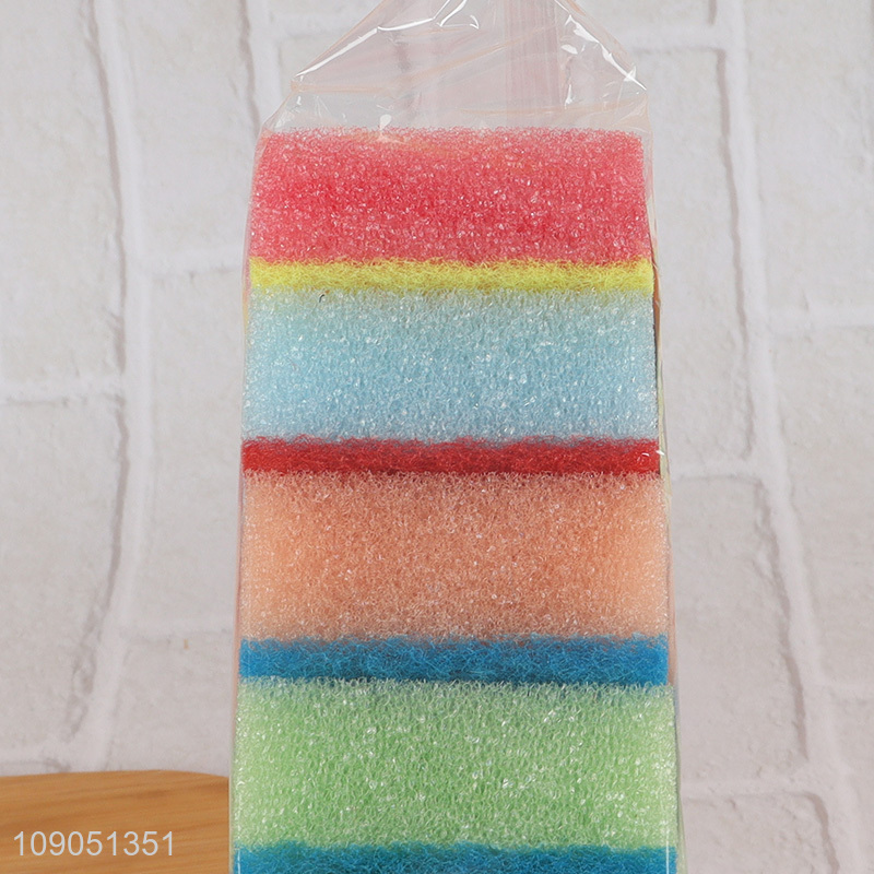 New Arrival 5 Pieces Heavy Duty Scrub Sponges for Kitchen Dish Sink Cleaning