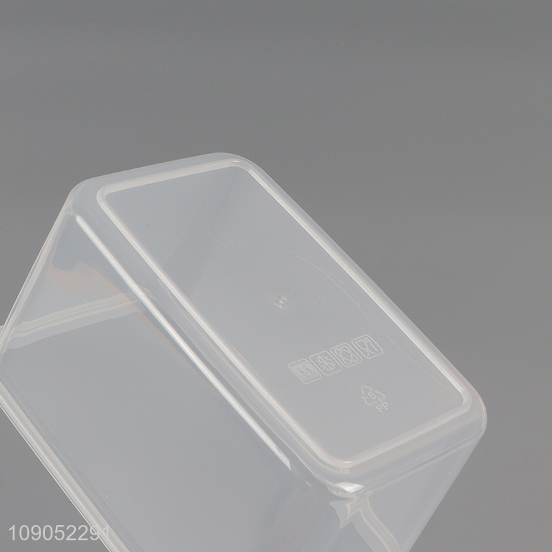 Top selling clear 6pcs food container food storage box set wholesale