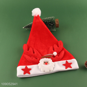 New Product Cute Christmas Hat Non-Woven Santa Hat for Kids