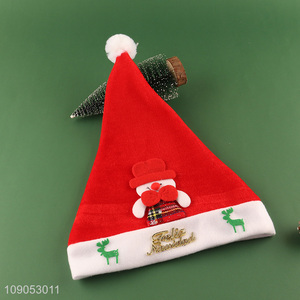 New Arrival Unisex Santa Hat Christmas Hat Xmas Holiday Hat