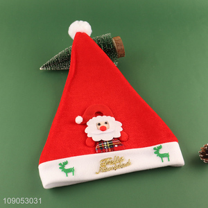 New Product Non-Woven Christmas Hat Santa Hat Unisex Xmas Hat