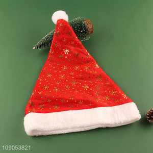 New Arrival Non-Woven Christmas Hat Santa Hat Unisex Xmas Hat