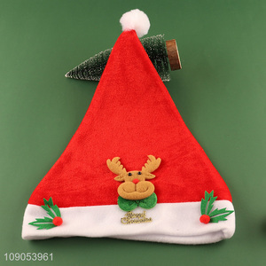 Wholesale Cute Christmas Hat Kids Santa Hat Xmas Party Favors