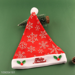 New Arrival Snowflake Christmas Hat Santa Hat Festive Party Hat