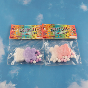 New Product Soft Squishy Squeeze Toy Party Favors Squishy Bear Toast