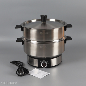 Best selling multi-layer multi-purpose electric hot pot electric steamer