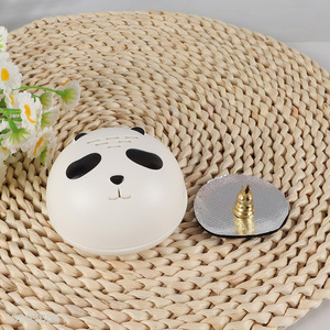 Good selling panda shape home decoration ceramic burner incense wholesale