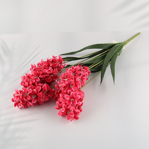 Factory Price Artificial Hyacinth Flower Fake Flower Long Stem Faux Flower