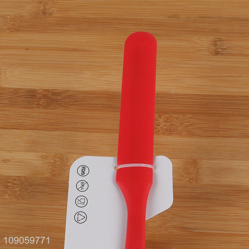 Best selling red silicone non-stick kitchen butter spatula cheese spatula