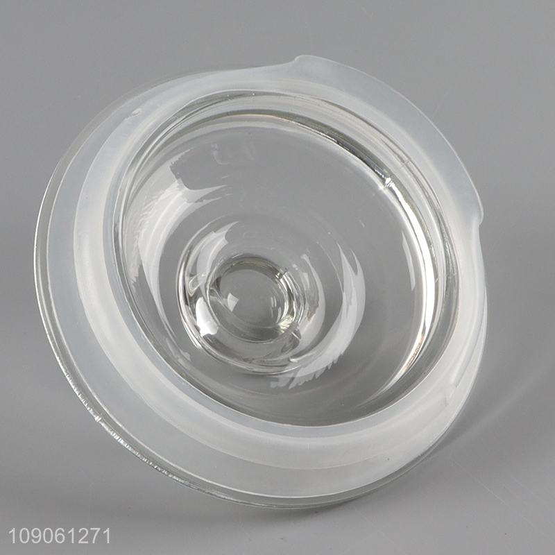 Factory price clear glass kitchen sealed storage jar candy jar for sale