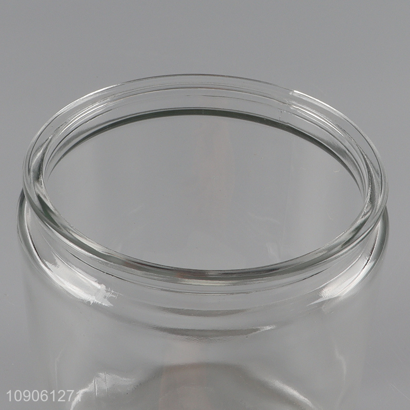 Factory price clear glass kitchen sealed storage jar candy jar for sale