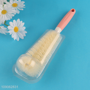 Hot Sale Long Handle Bottle Brush Scrub Brush for Water Bottles Glass Mugs