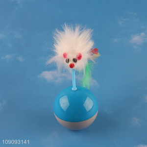 New Product <em>Cat</em> <em>Toy</em> <em>Cat</em> Mouse <em>Toy</em> Furry Tumbler for Indoor Cats