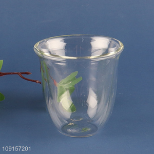 Hot selling unbreakable double wall <em>glass</em> <em>cup</em> water <em>cup</em> drinking <em>cup</em>