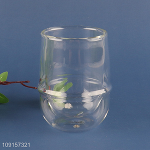 China factory double wall unbreakable <em>glass</em> <em>cup</em> water <em>cup</em> drinking <em>cup</em>