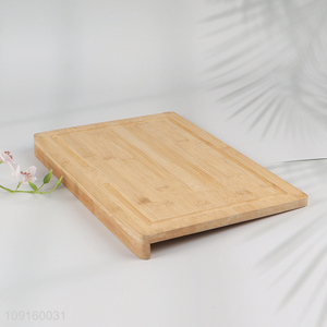 Wholesale Non-Slip Bamboo Cutting <em>Board</em> for <em>Chopping</em> Meat Vegetables Fruits
