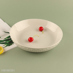 Top selling round ceramic tableware <em>plate</em> dinner <em>plate</em> wholesale