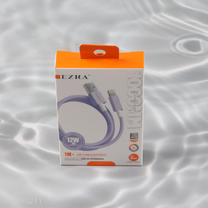 China wholesale 1m professional <em>USB</em> iPhone charging cable <em>data</em> <em>line</em>