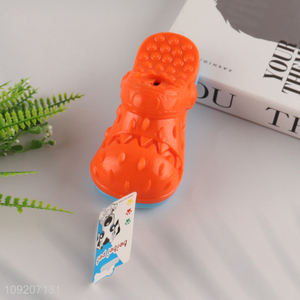 Good Quality Slipper Shaped <em>Dog</em> Leakage Food Toy <em>Dog</em> Chew Toy