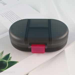 China products portable travel plastic medicine storage <em>box</em> <em>pill</em> <em>box</em> with lid