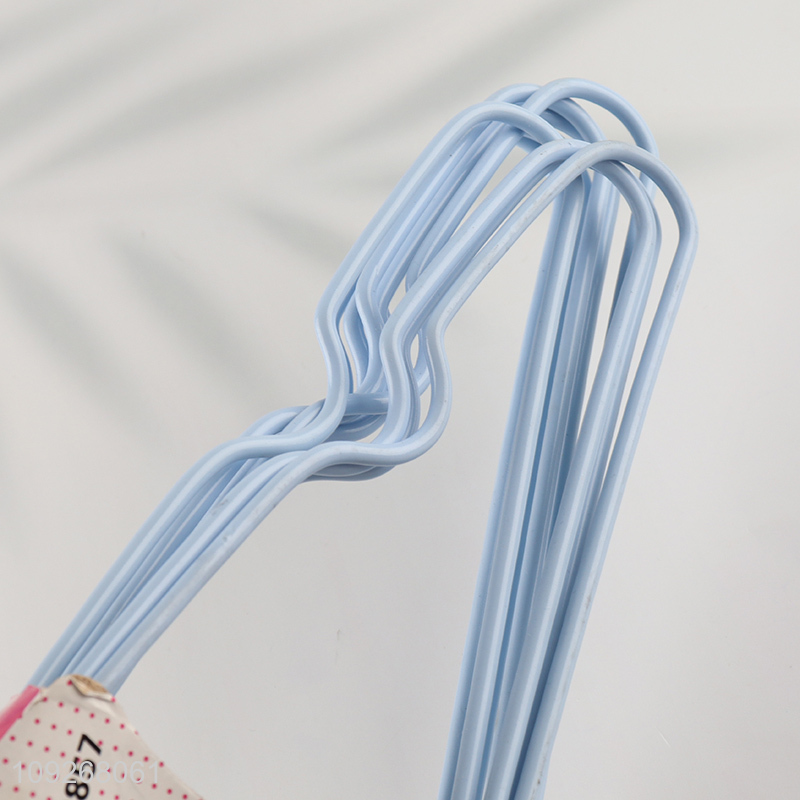 Factory wholesale 10pcs non-slip clothes hanger coat rack for household