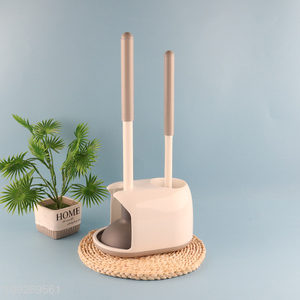 Hot selling 2pcs household bathroom accessories toilet brush toilet plungers set