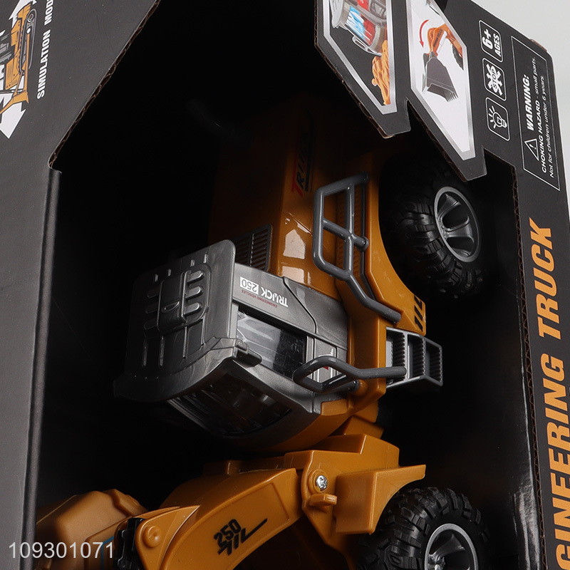 Top quality remote control engineering truck toys for kids