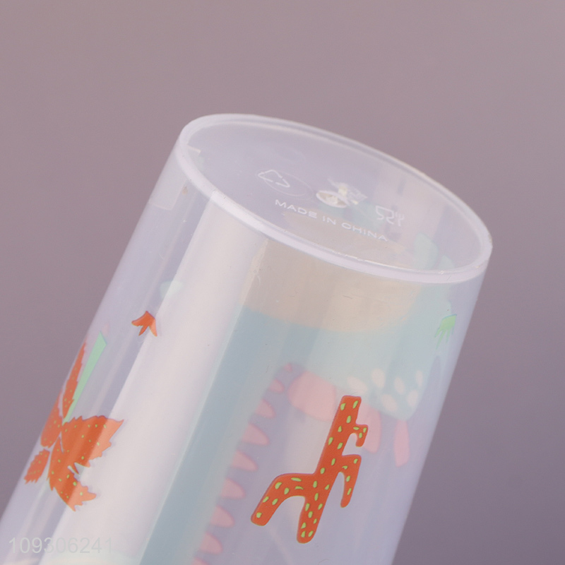 Top sale cartoon plastic water cup straw cup