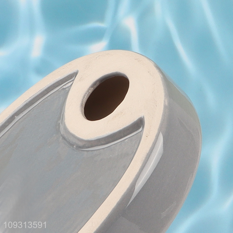 Good price non-slip bathroom accessories ceramic soap holder