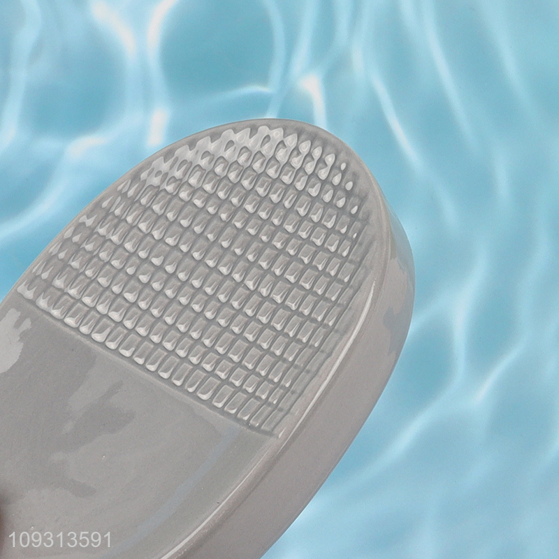 Good price non-slip bathroom accessories ceramic soap holder