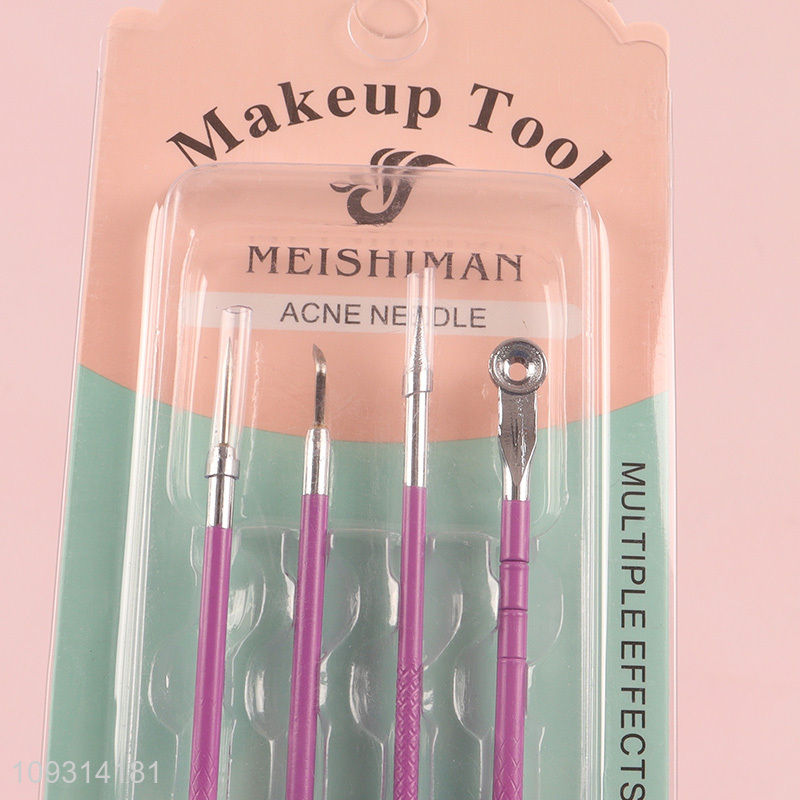 Top products skin care 4pcs blackhead extractor set