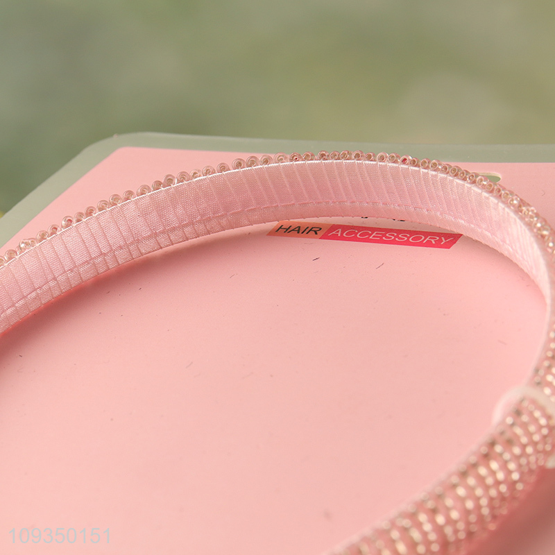 Hot sale pink hair accessories hair hoop