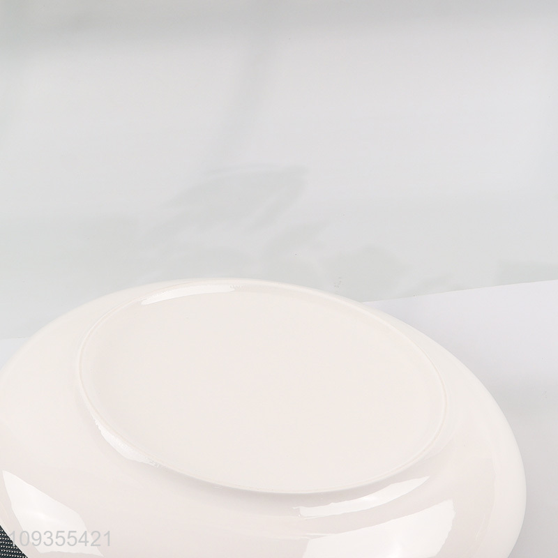 New product 10-inch deep dish tableware plate for home