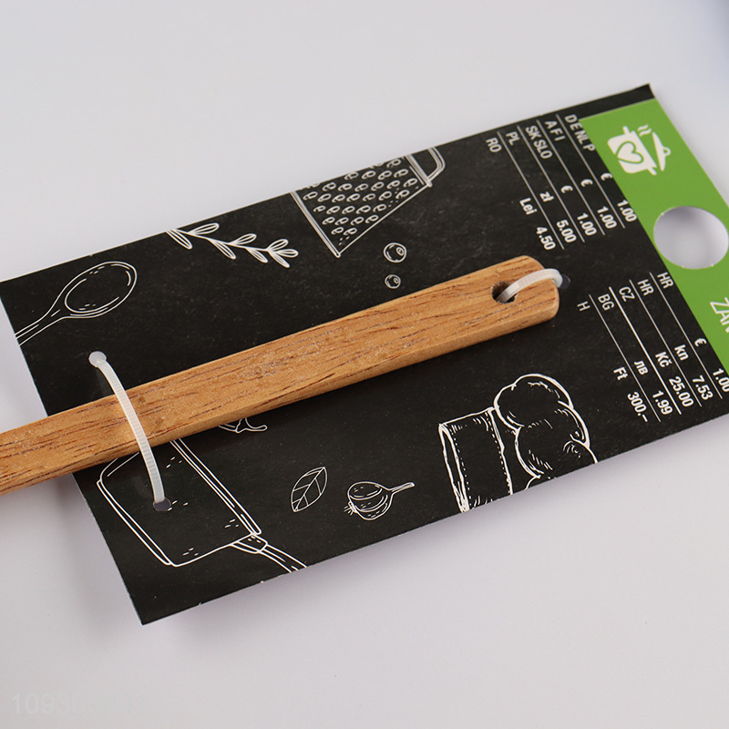 Good price silicone spatula with wooden handle