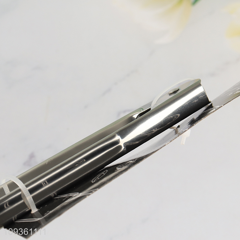 Low price 7-inch stainless steel food tongs