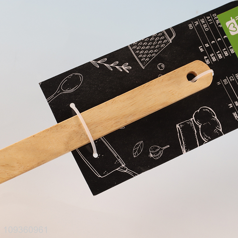 Hot items wooden handle silicone butter cheese spatula