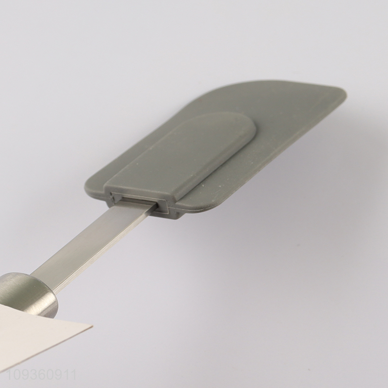 Factory price silicone scraper butter cheese spatula