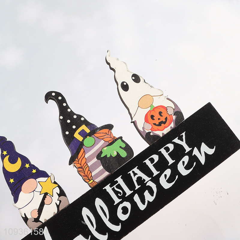 Online wholesale wooden Halloween decoration tabletop ornament