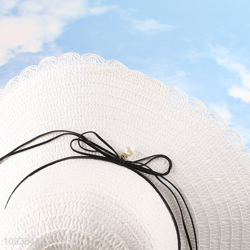 China supplier straw hat beach hat ladies summer hat