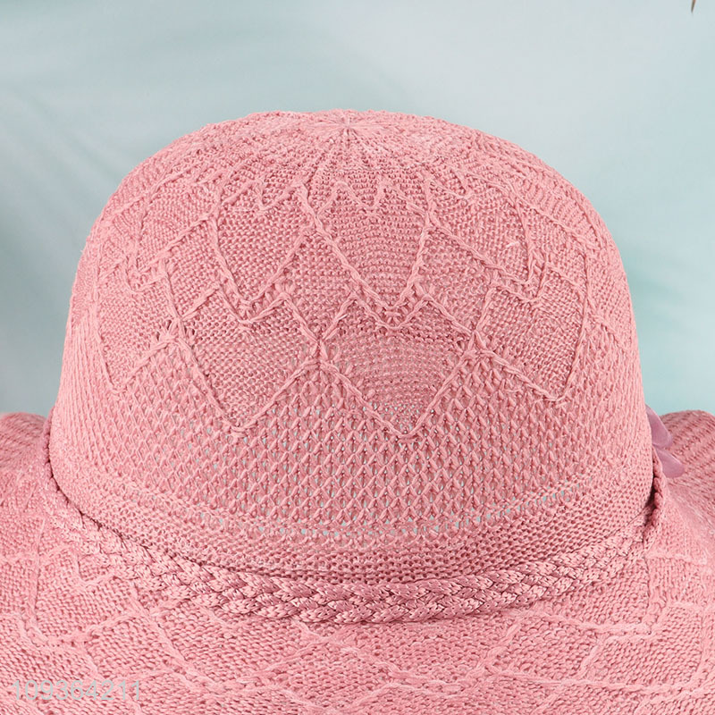 Factory supply outdoor straw hat beach hat for women