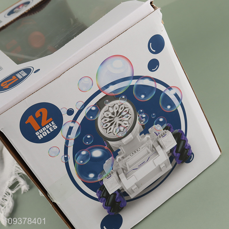 Good quality bubble spray stunt tank toys for kids